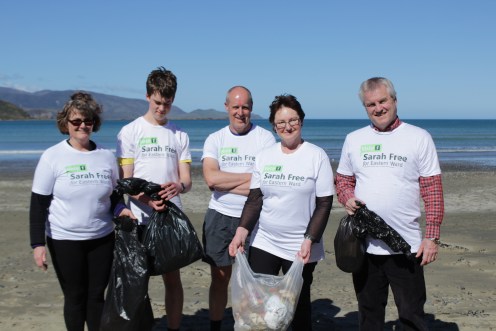 lyall bay beach clean up! 012
